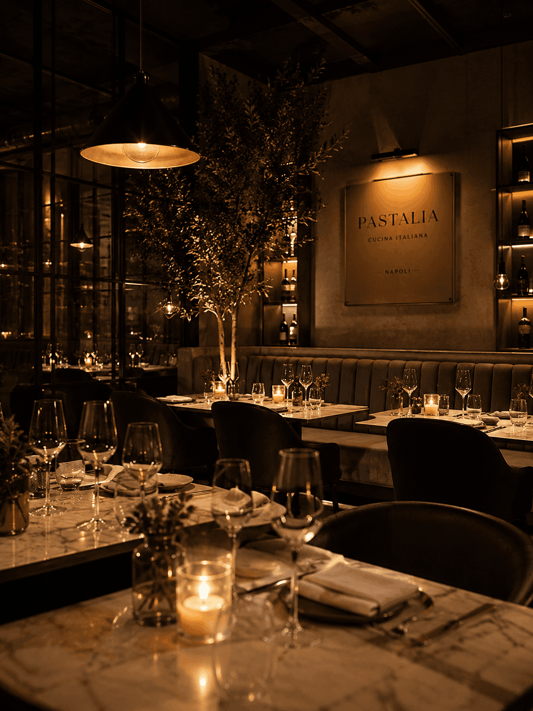 Pastalia's inside restaurant space