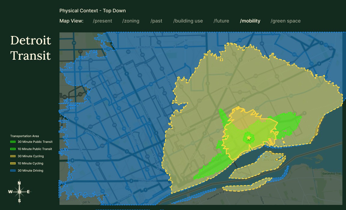 Detroit Transit Map - My Dao Designer Portfolio