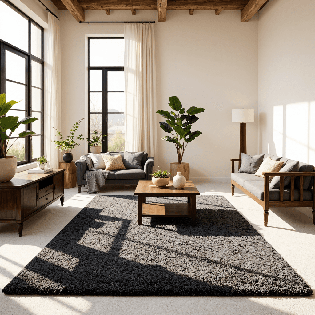 product photography of rug