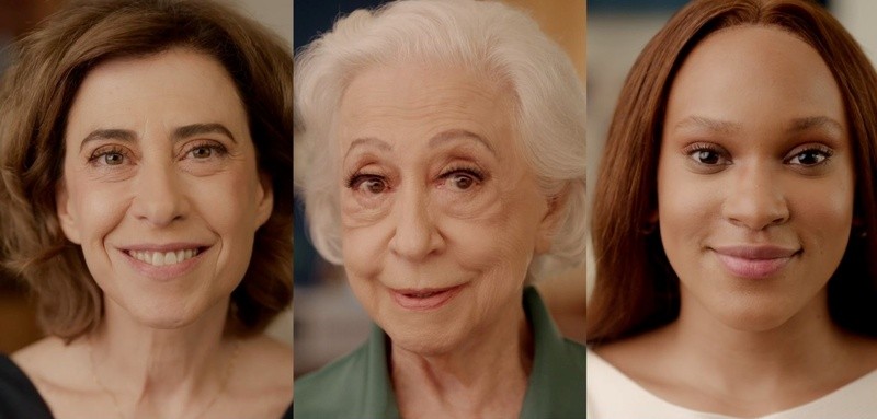 Itaú lança campanha de fim de ano com Fernanda Montenegro, Fernanda Torres e Rebeca Andrade 