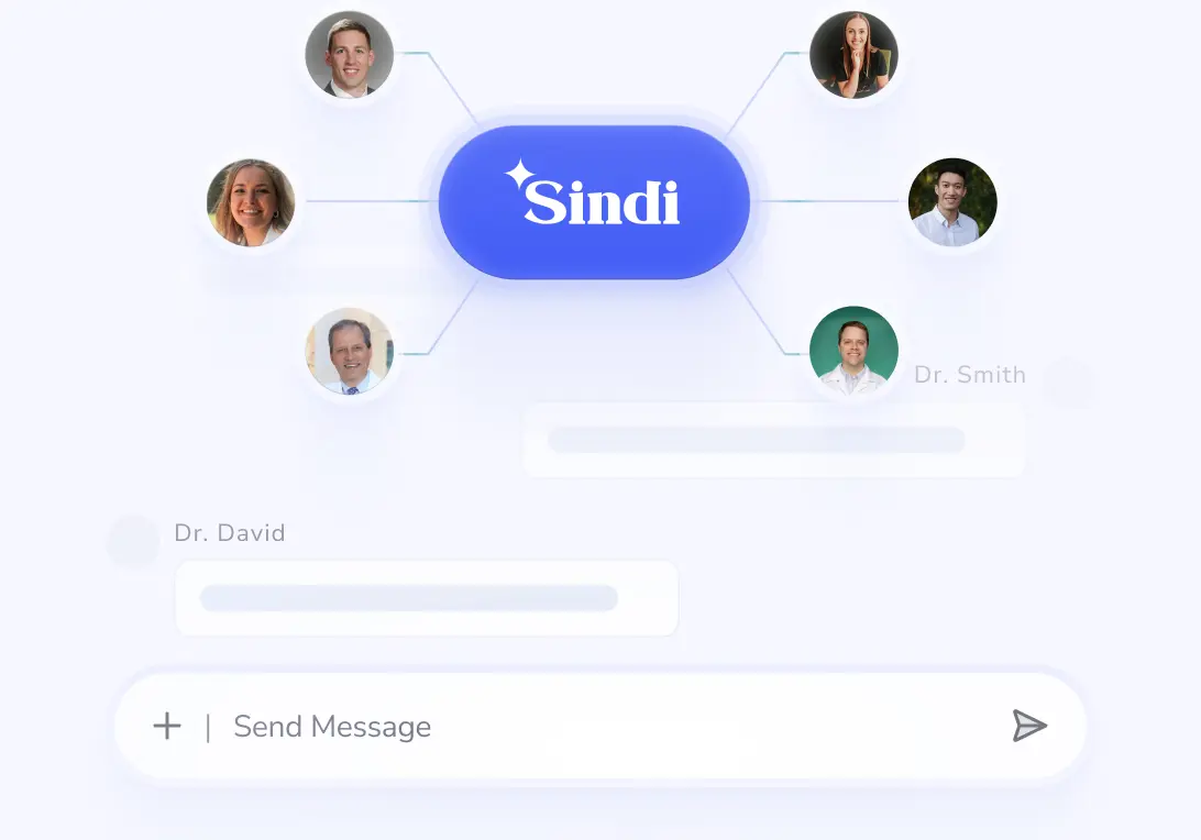 HIPAA-compliant dental messaging platform with secure interoffice communication thread