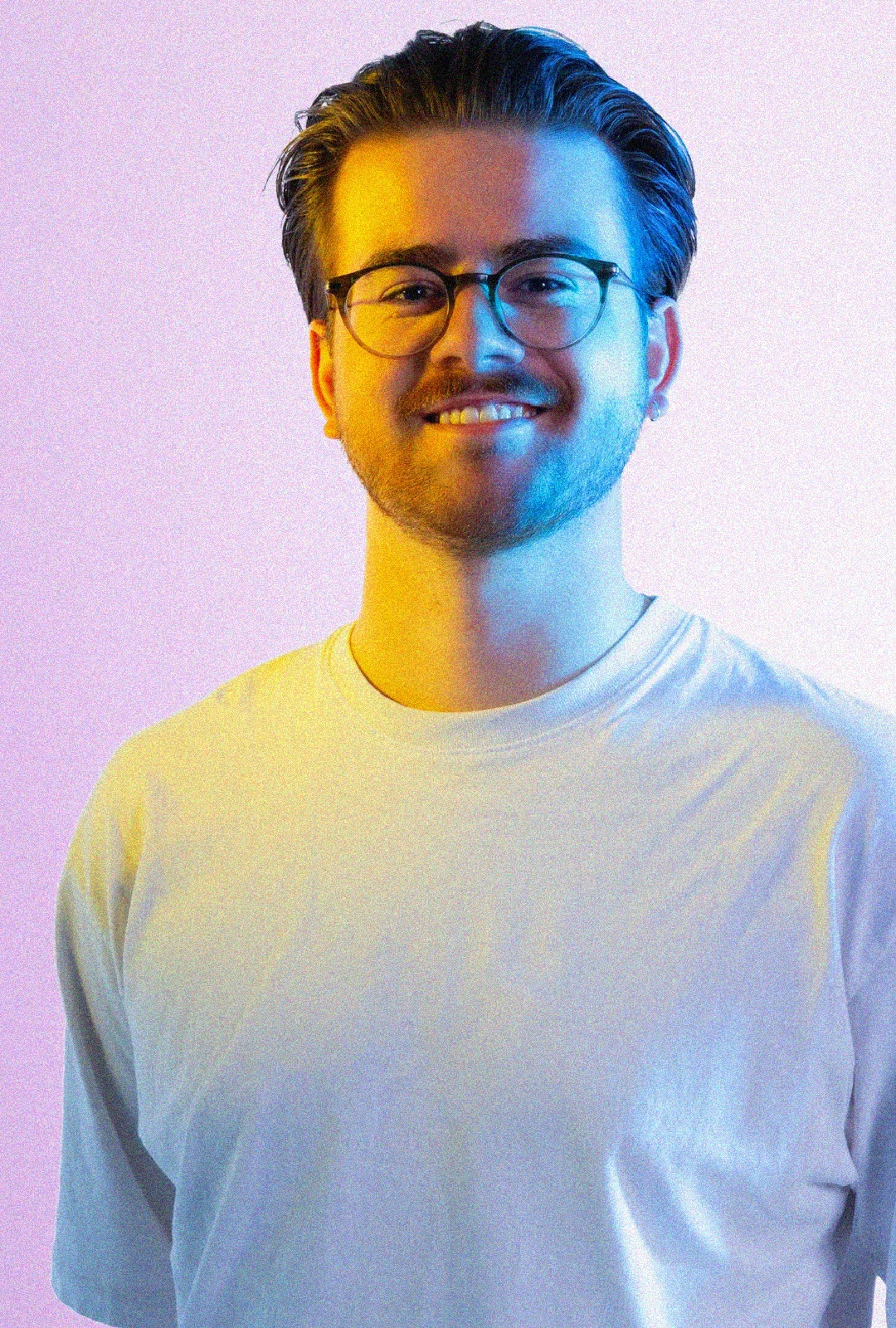 Portrait of portfolio creator – front view