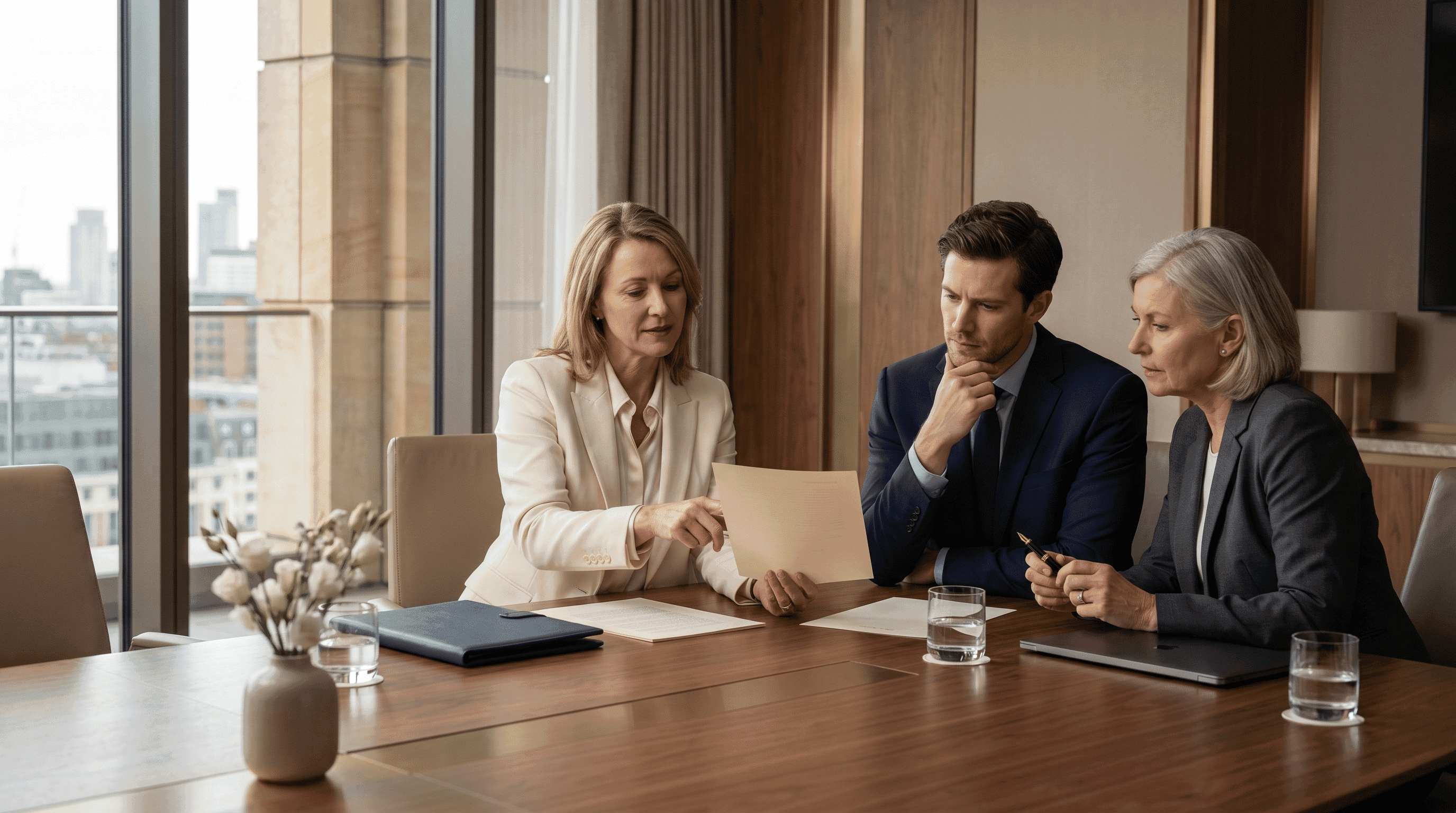 Senior commercial adviser helping a leadership team identify why business activity is not converting into growth.