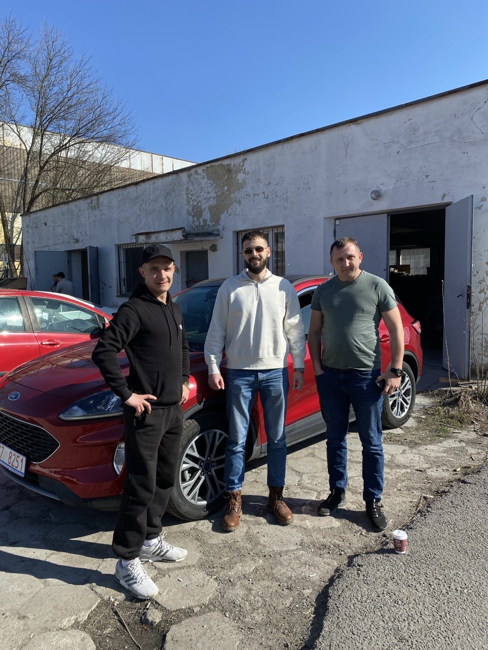 Woman in dark greenish dress