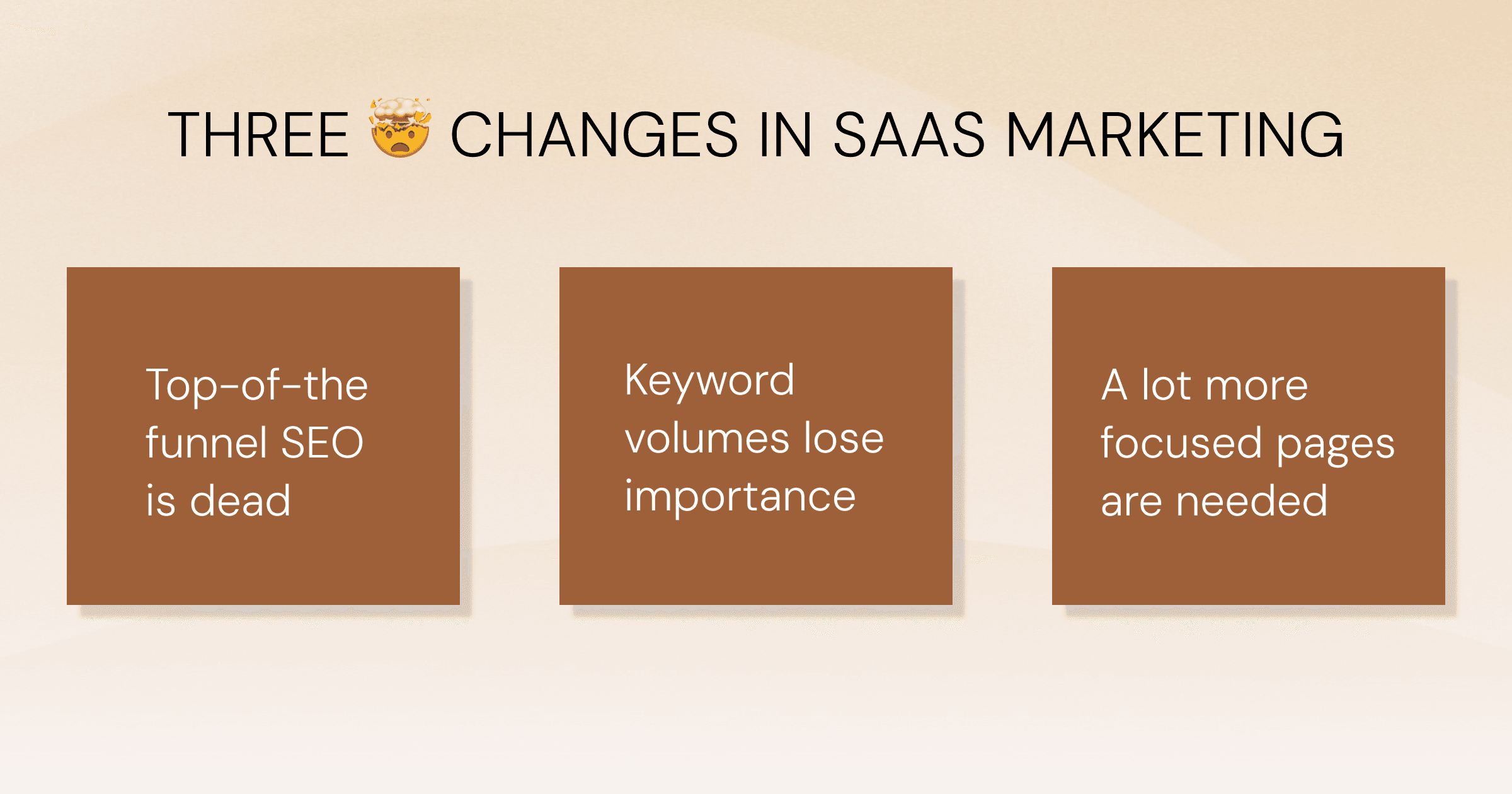 Three changes in SaaS marketing in the age of AI