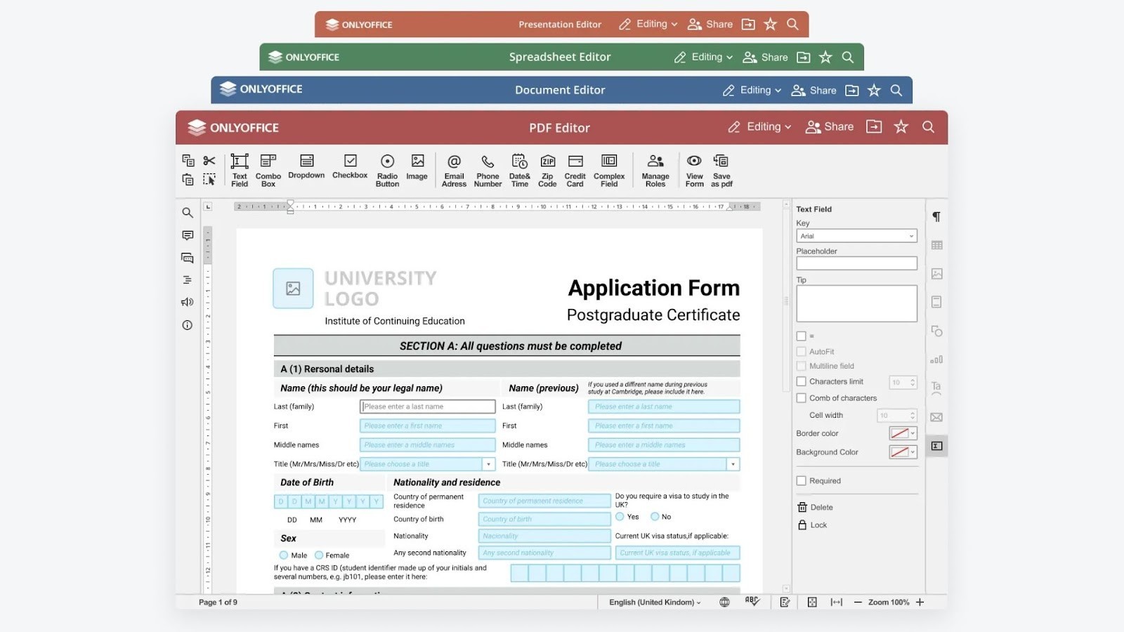OnlyOffice's secure office suite for collaboration