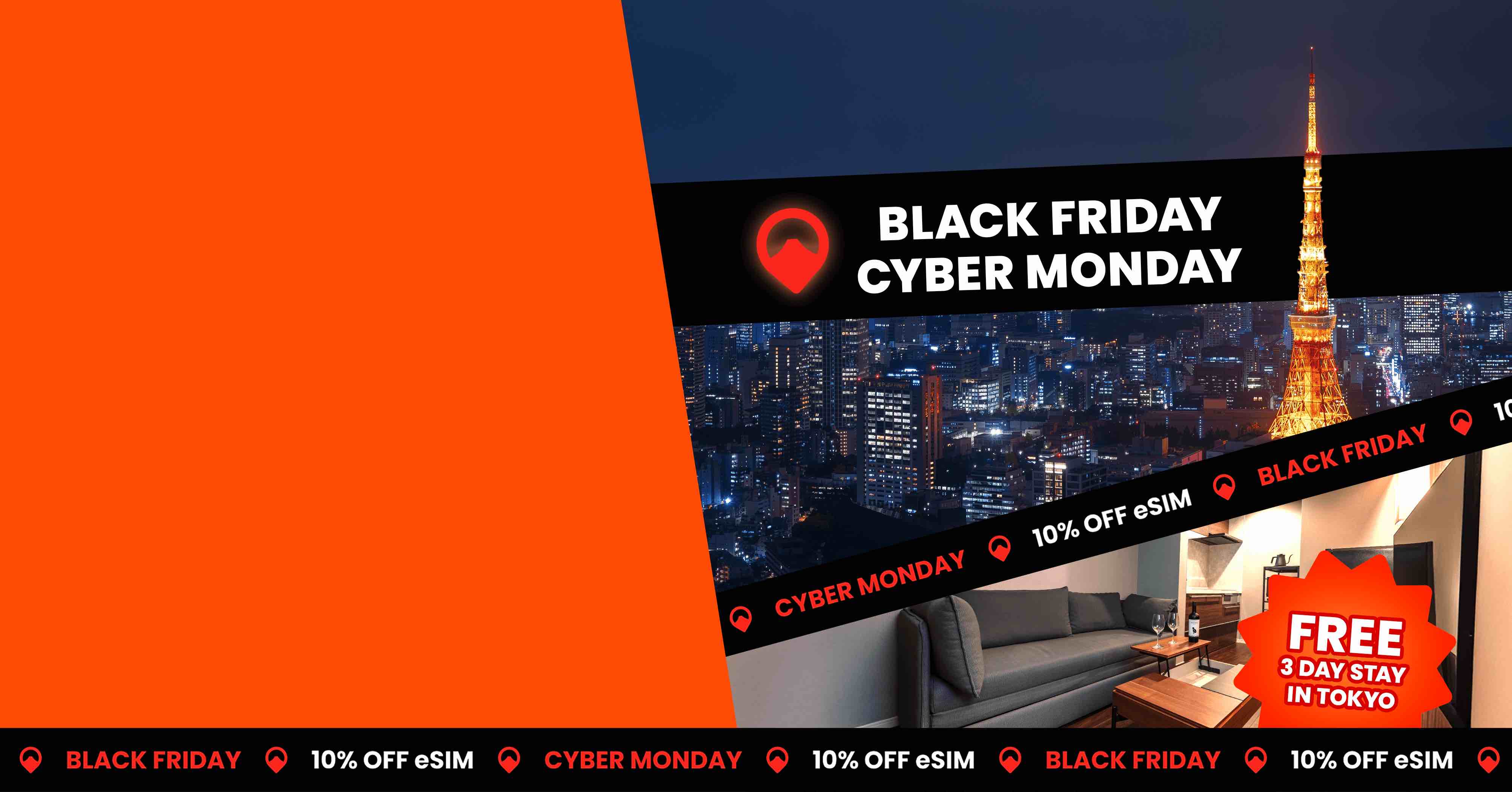 Black Friday Cyber Monday Promotion Banner