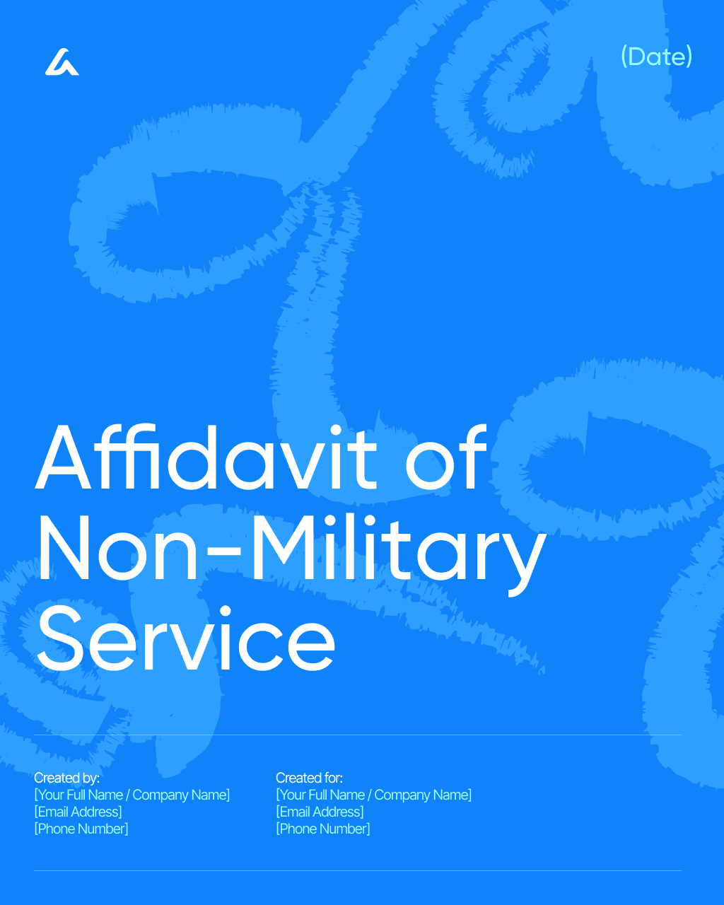 Affidavit of Non-Military Service
