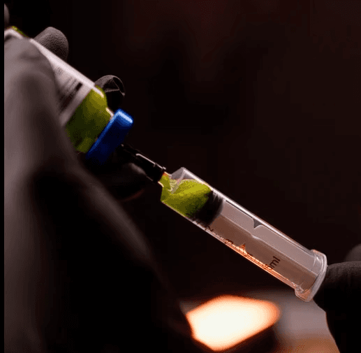 Woman receiving a relaxing face massage at a spa