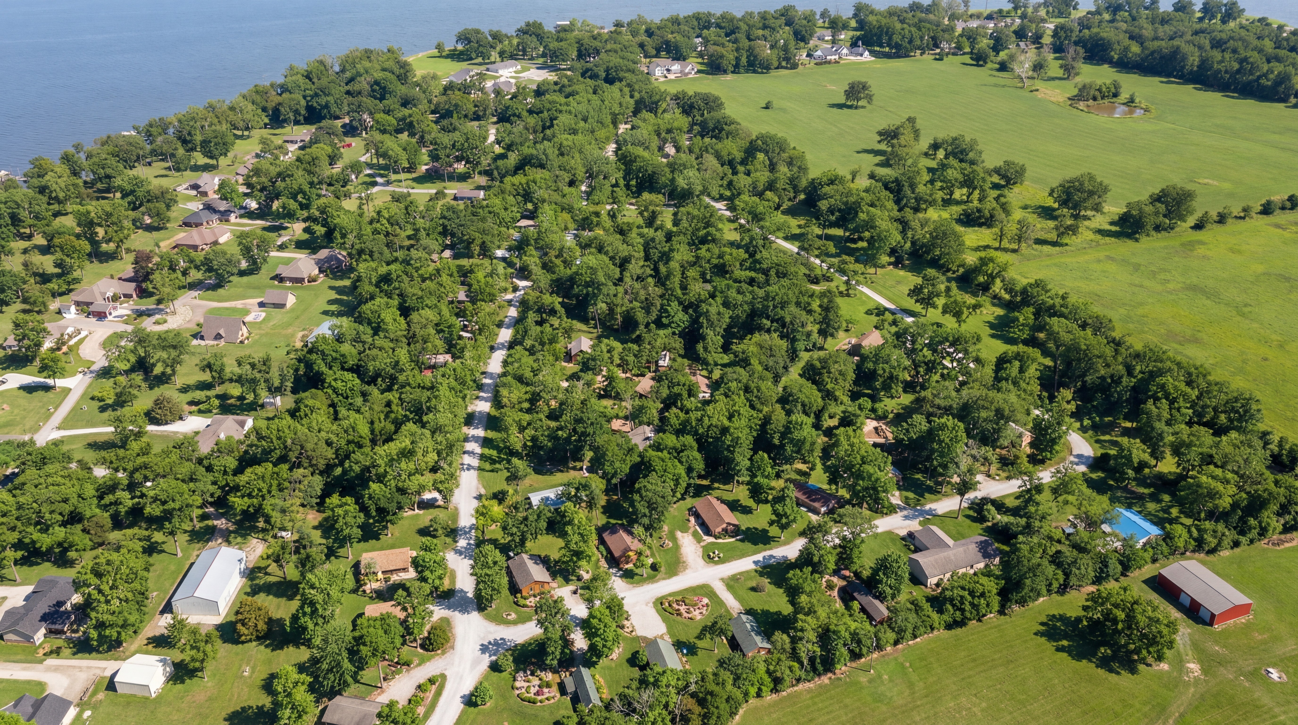 Knob hill estate ariel view