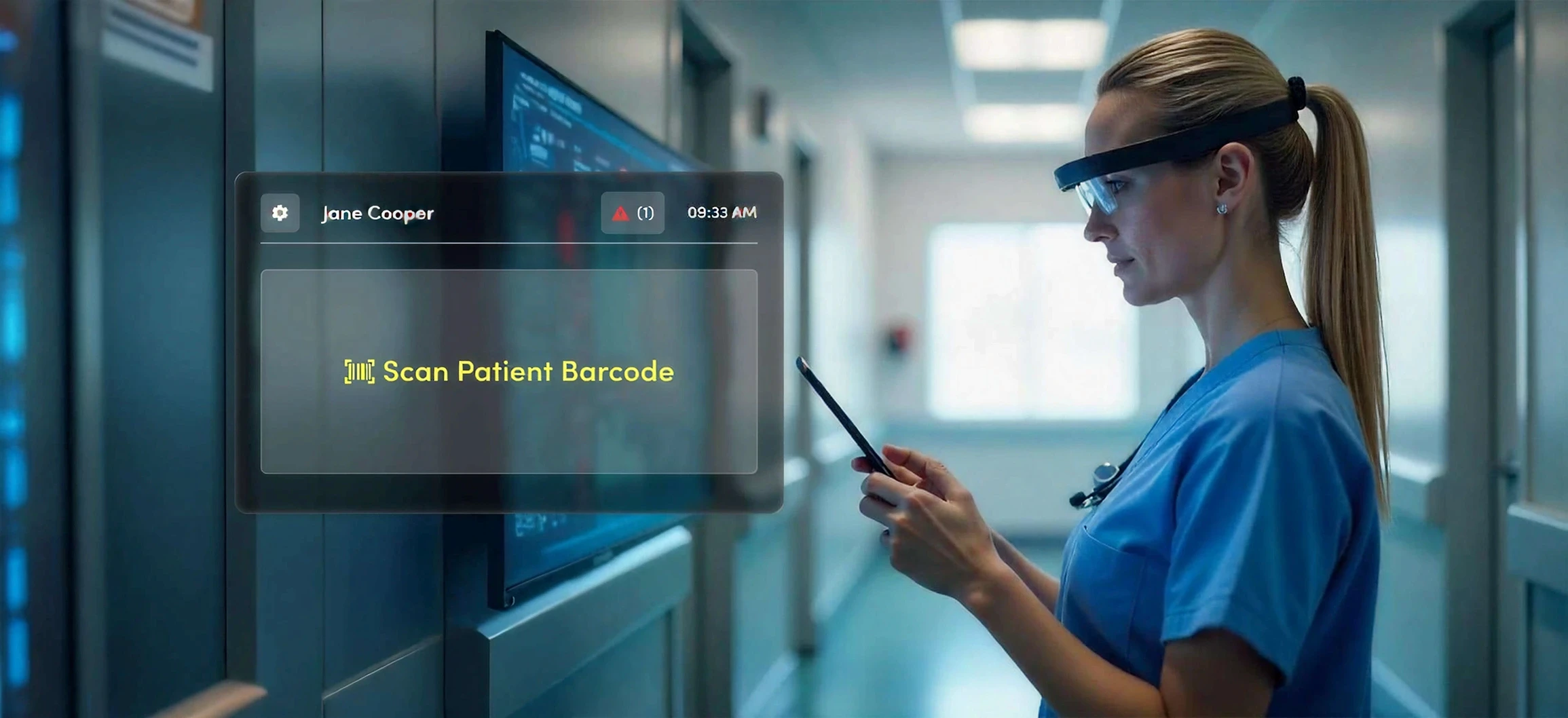 Smart glasses with AR display for healthcare applications, including Ray-Ban Meta and Meta Ray-Ban Display models.
