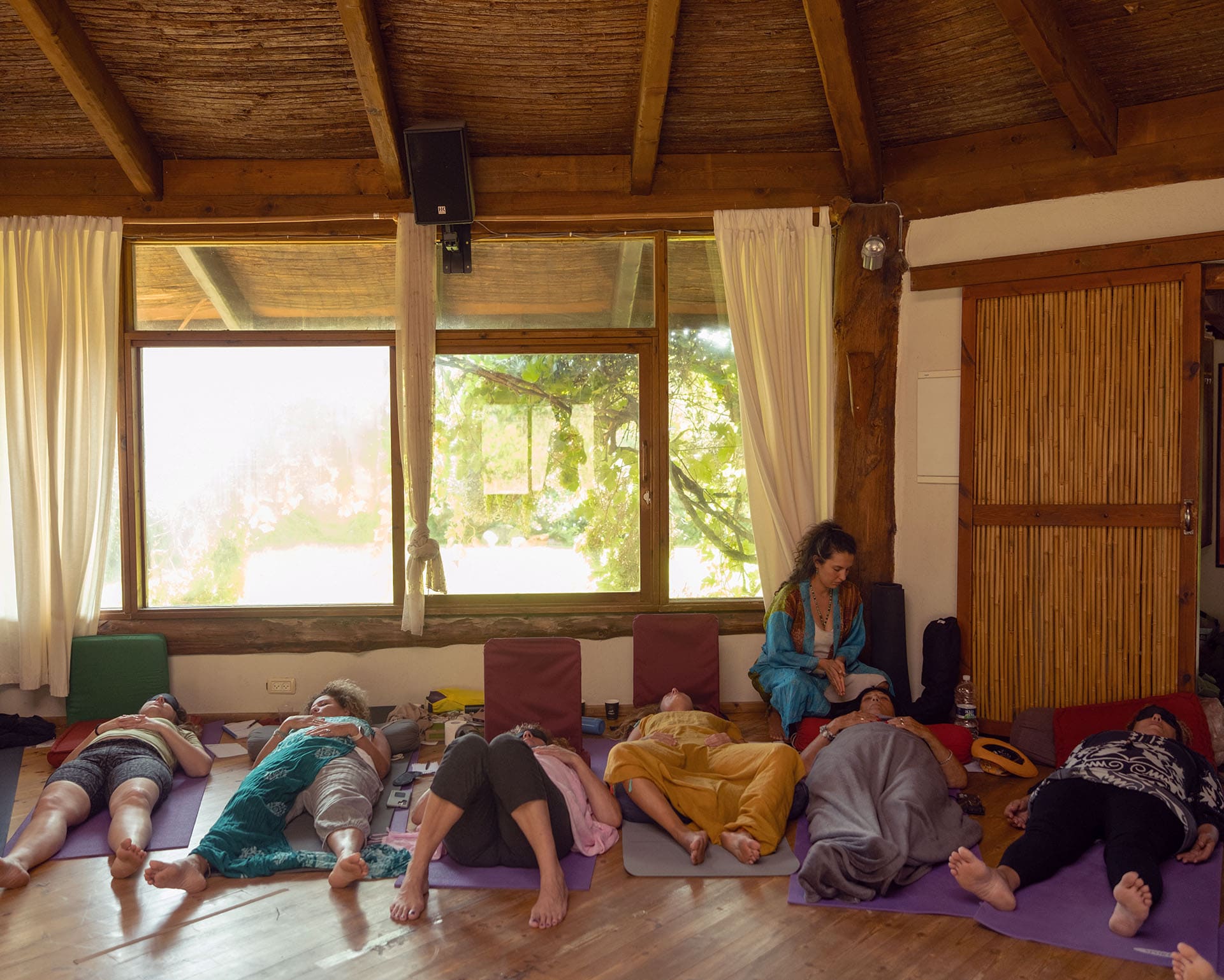 inside the pagoda retrit