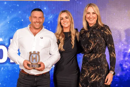 a man working on a piece of metal