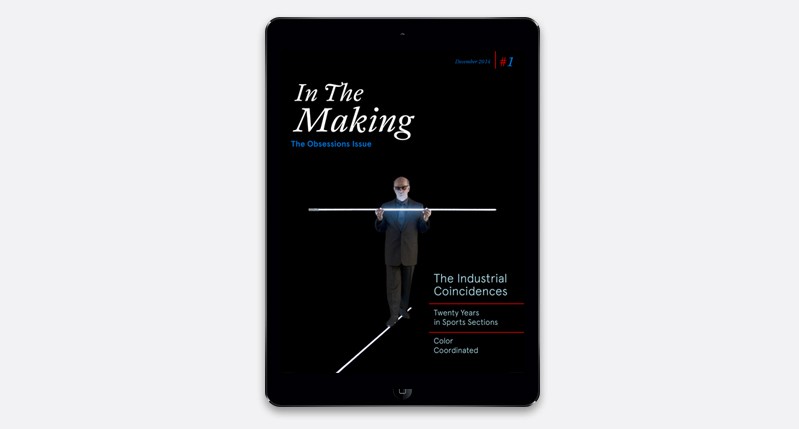 Magazine title on app
