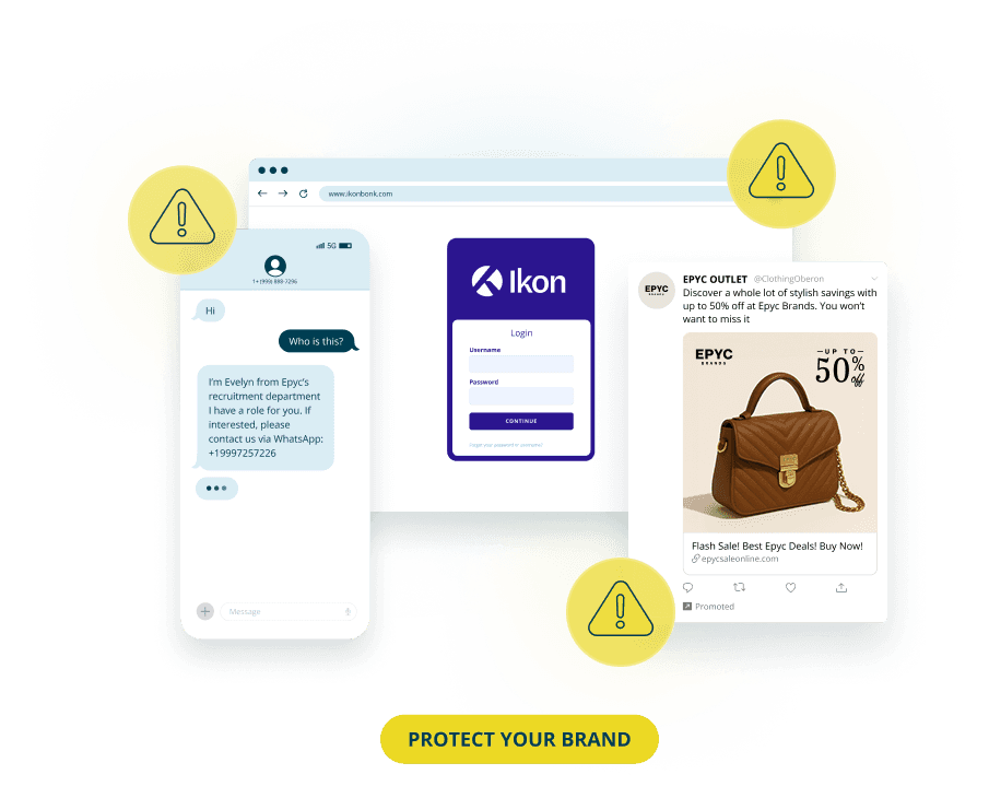 Threat detected via conversation