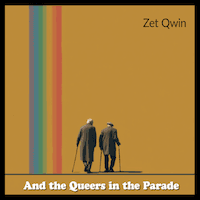 Album cover with a man