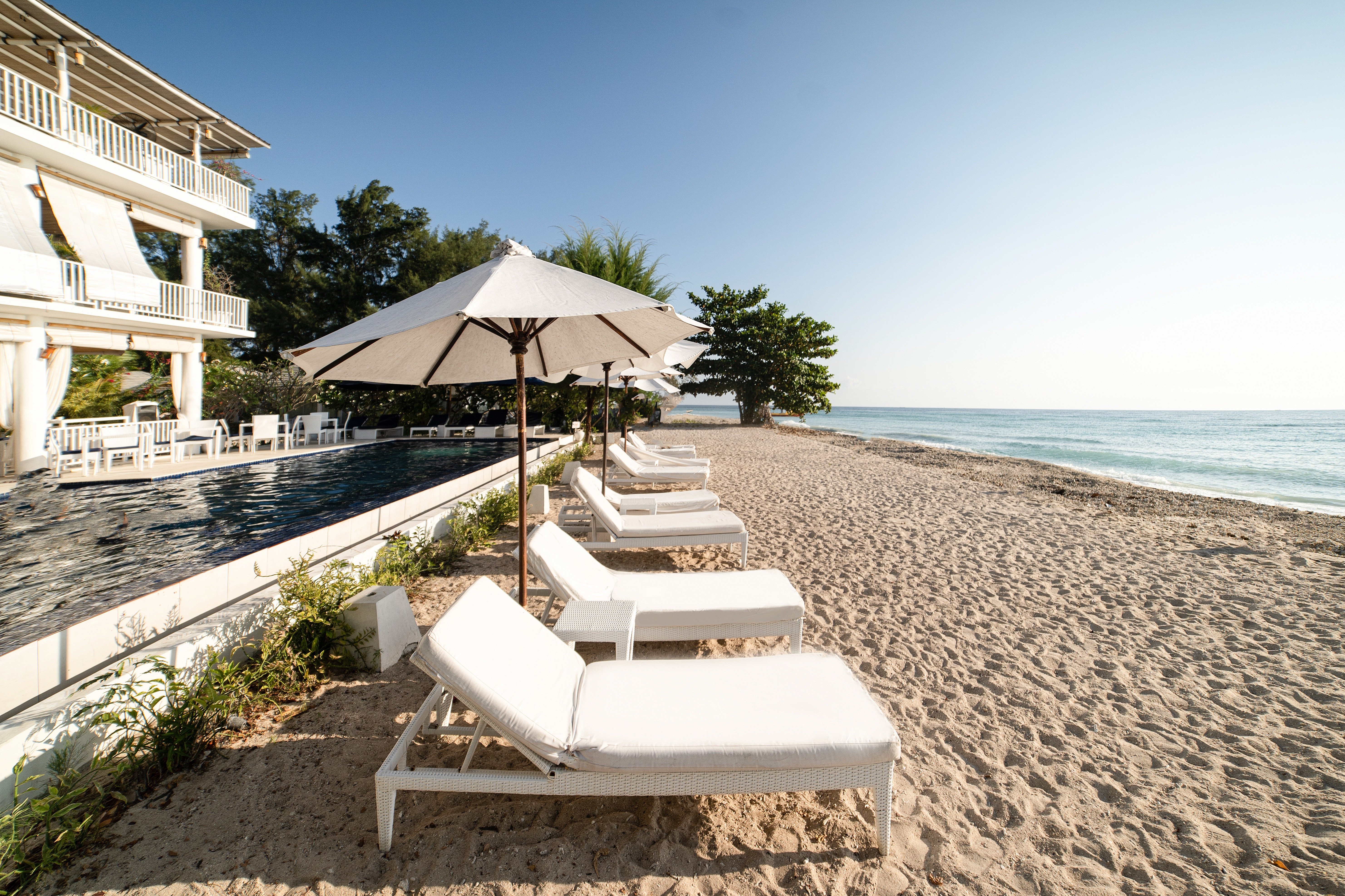 Poolside chairs