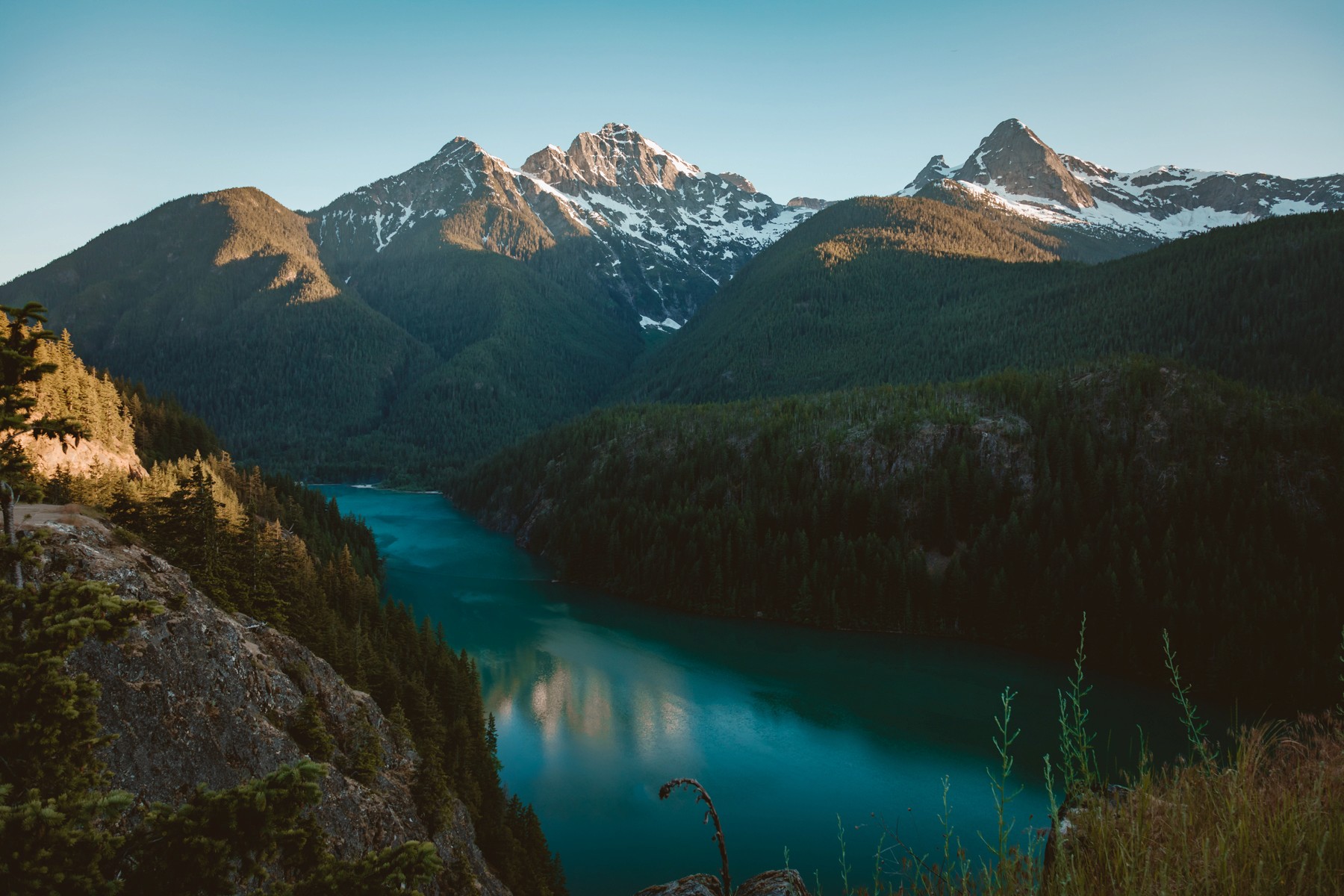 Sunset at North Cascades National Park