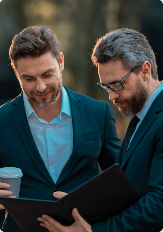 A young girl uses a tablet.