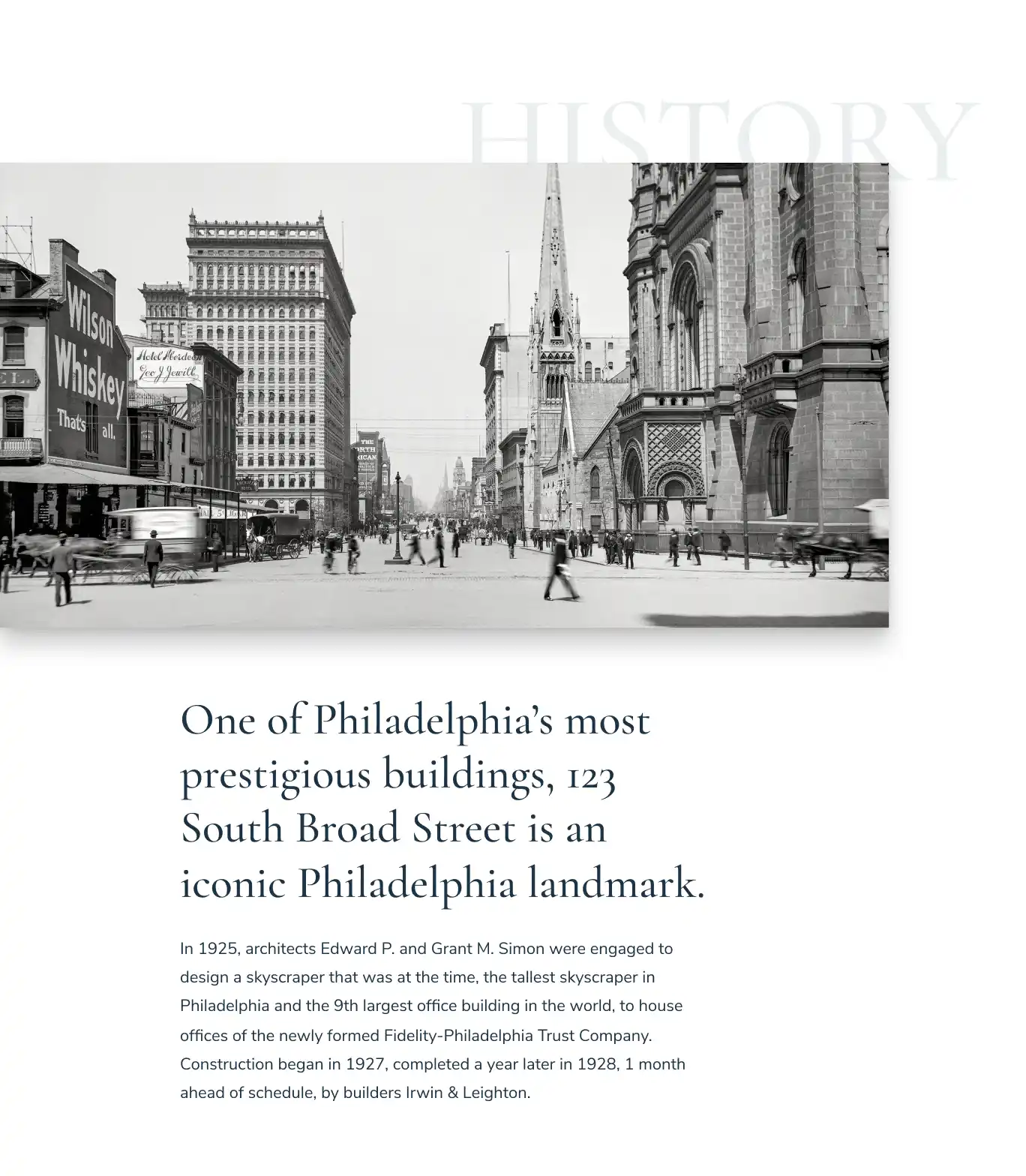 Sample photography from 123 S Broad St website