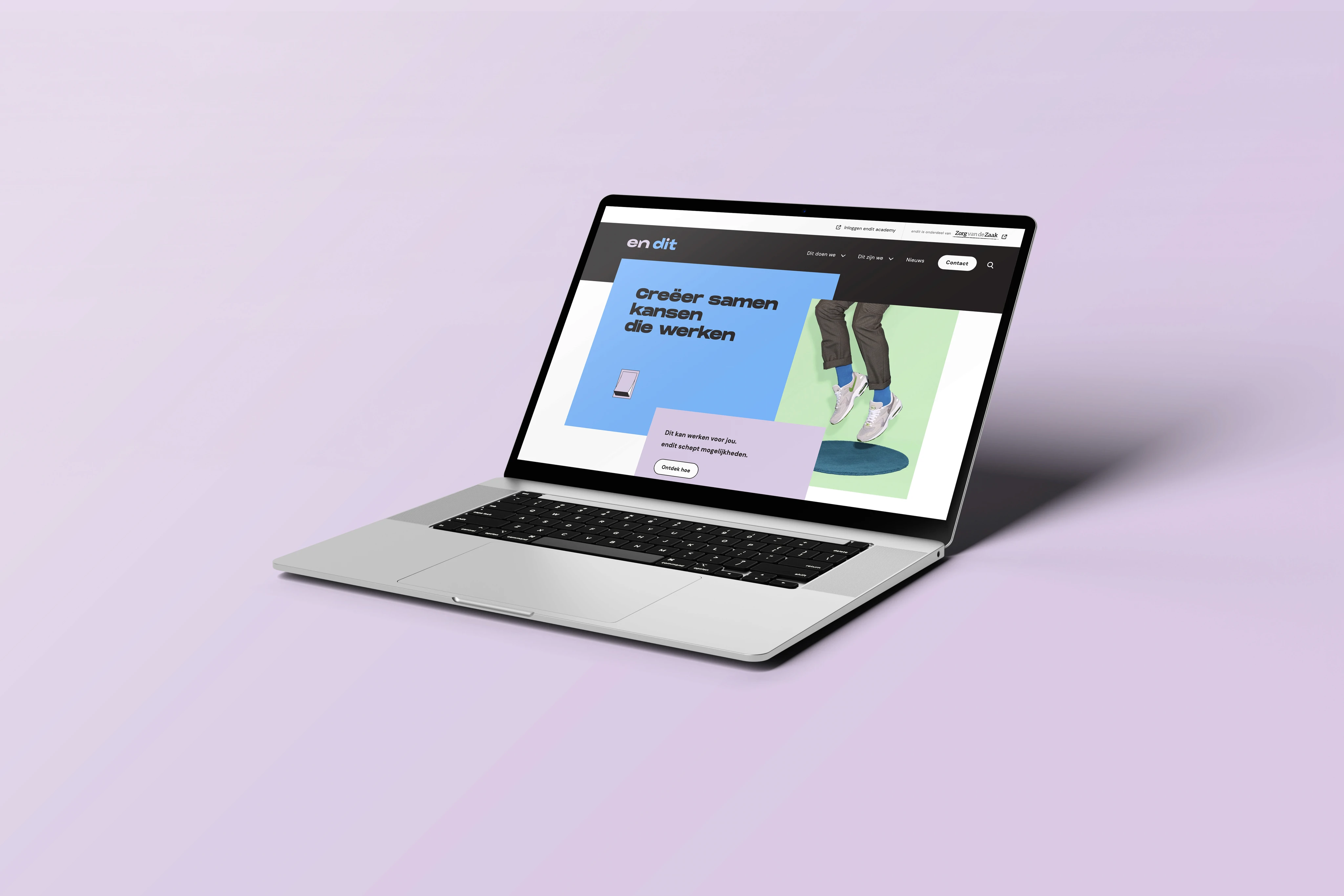Grafisch ontwerp endit website