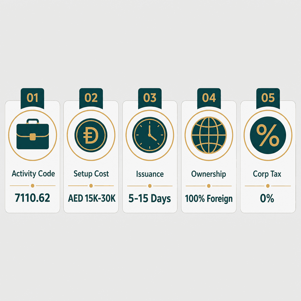 Infographic: Archeological Restoration & Conservation Engineering Services Business License in Dubai: Cost and Requirements
