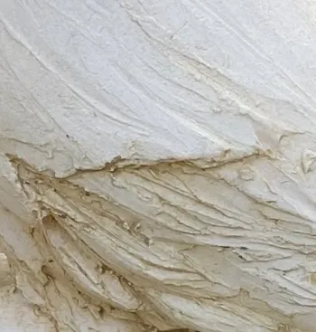 marble resin finish off white