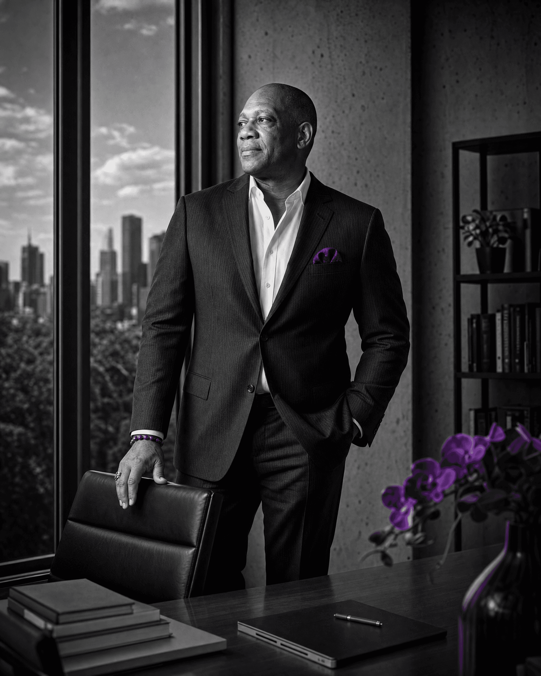 Rabin Woods representing entrepreneurship, ownership, and economic mobility.