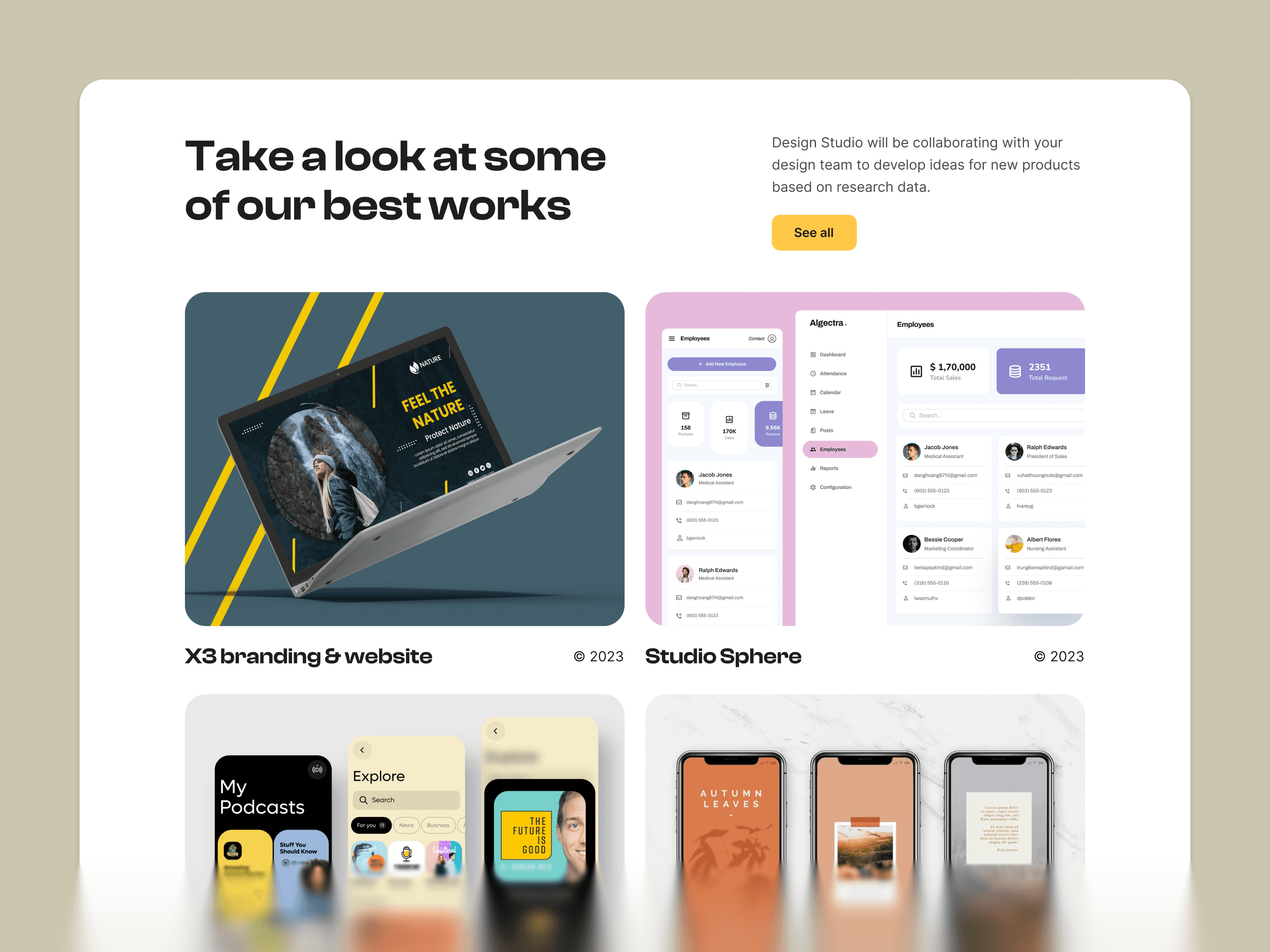 free framer agency template