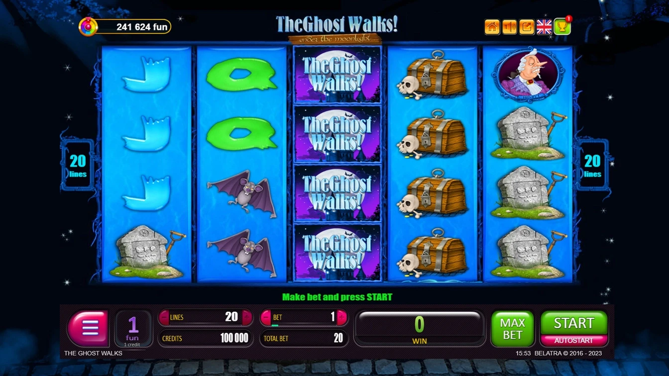 The Ghost Walks - visuel officiel Belatra