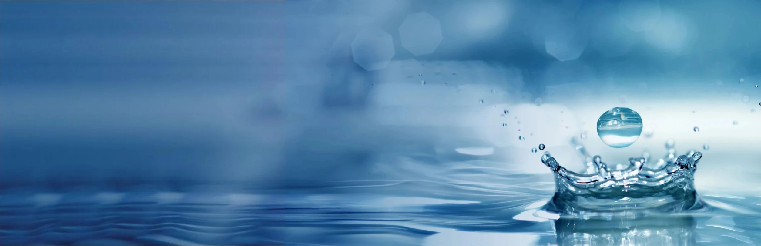 water drop for info page header