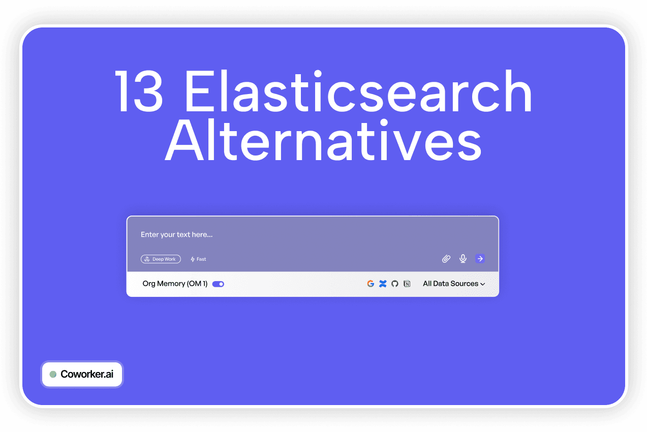 13 Elasticsearch Alternatives - Elasticsearch Alternatives