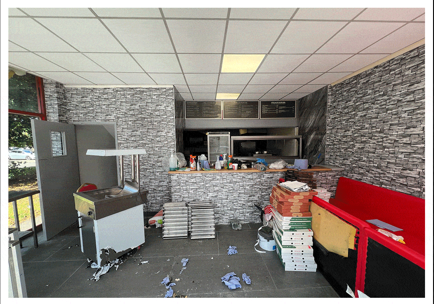 Venue before and after the branding