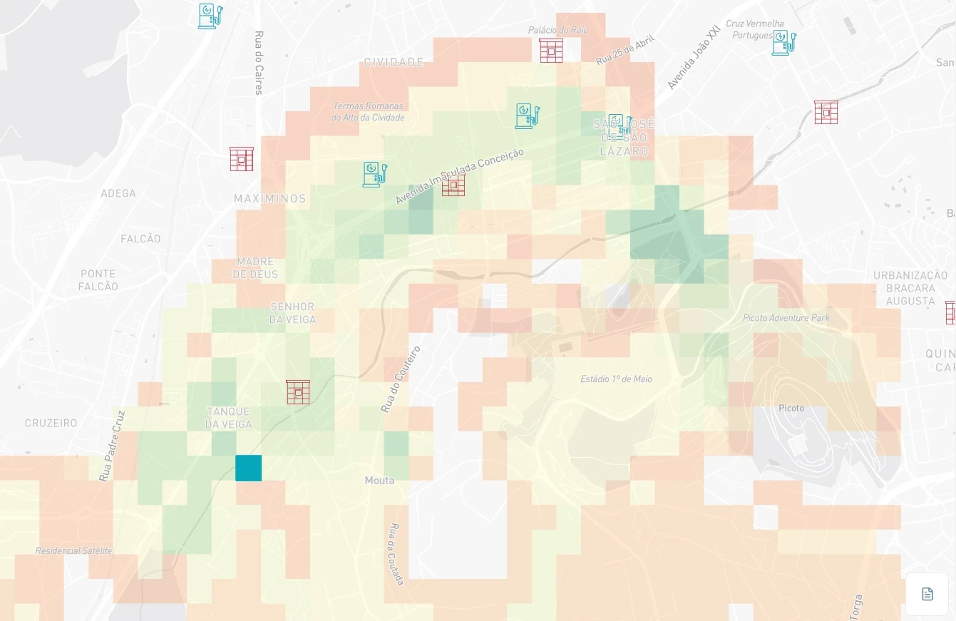 visualisation hubs mobilité