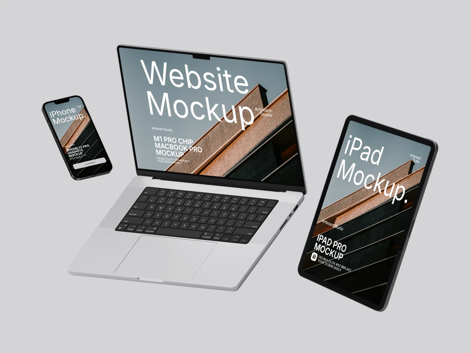 Apple Multi Device Website Mockup Template