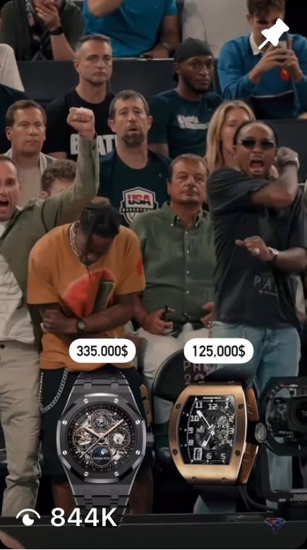 black DSLR camera floating over man's hand at the woods