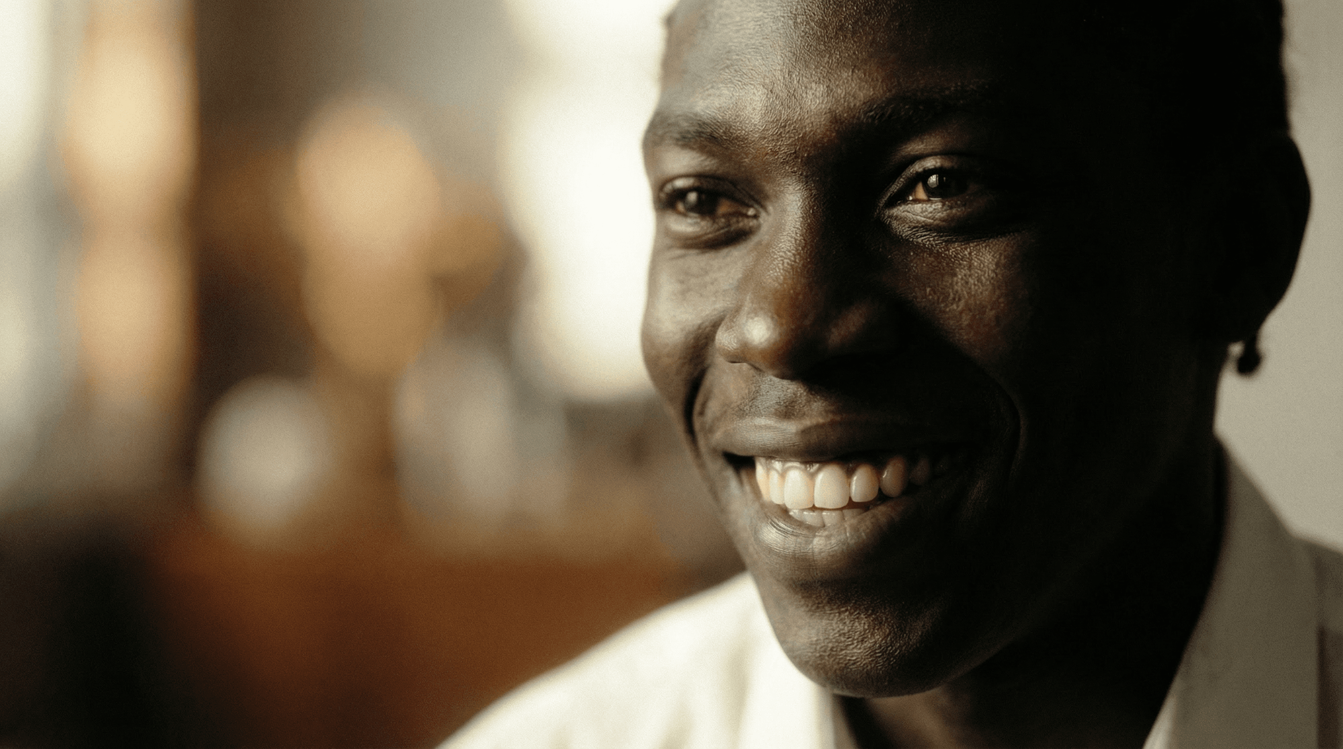 Intimate portrait with T1.4 shallow depth of field, Motion blur on facial features, Cooke S4 Prime lens characteristic, Emotional Rawness, Engineered by Aventi