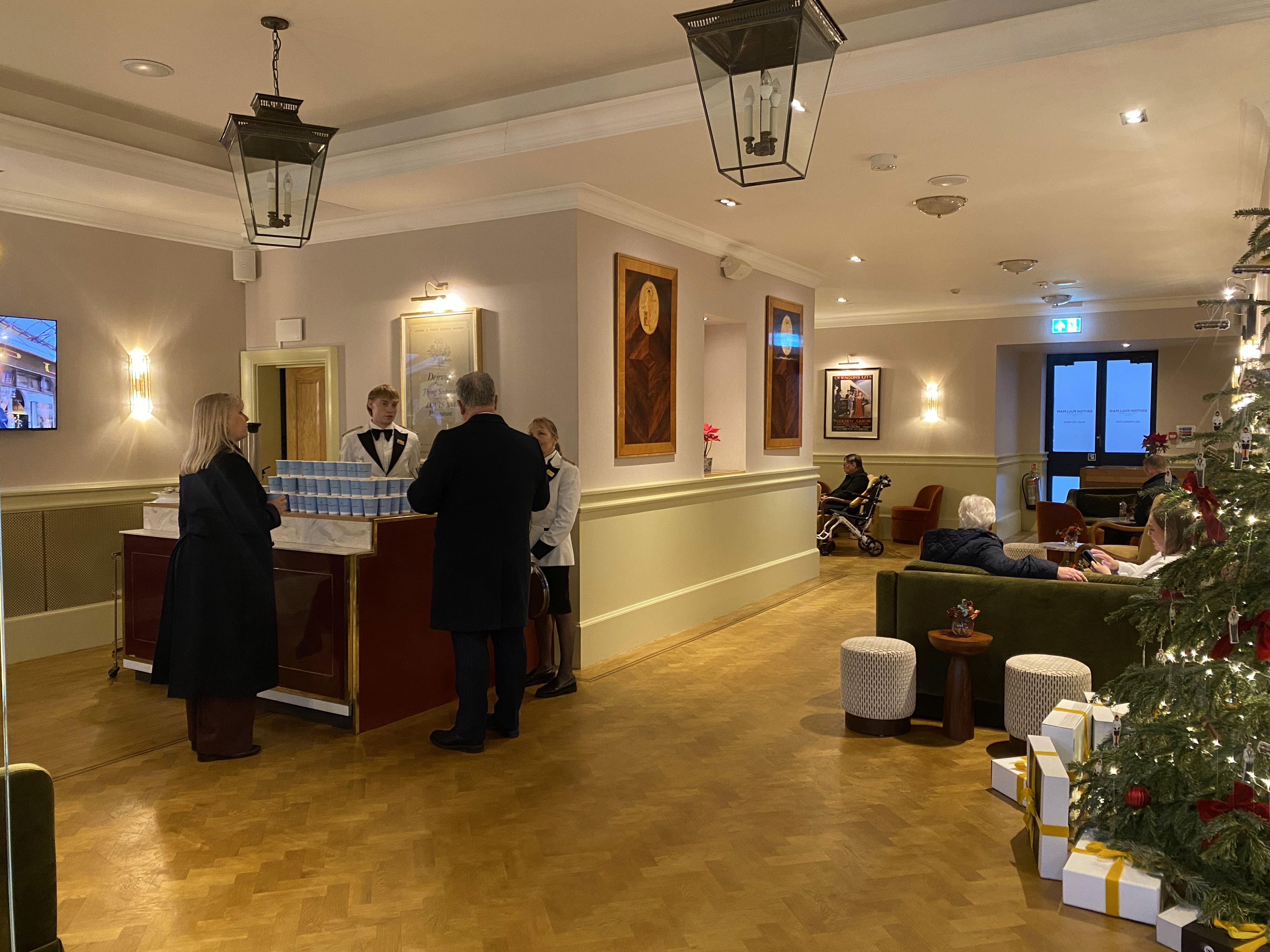 Snow-covered chalet venue for IQUW corporate ski event