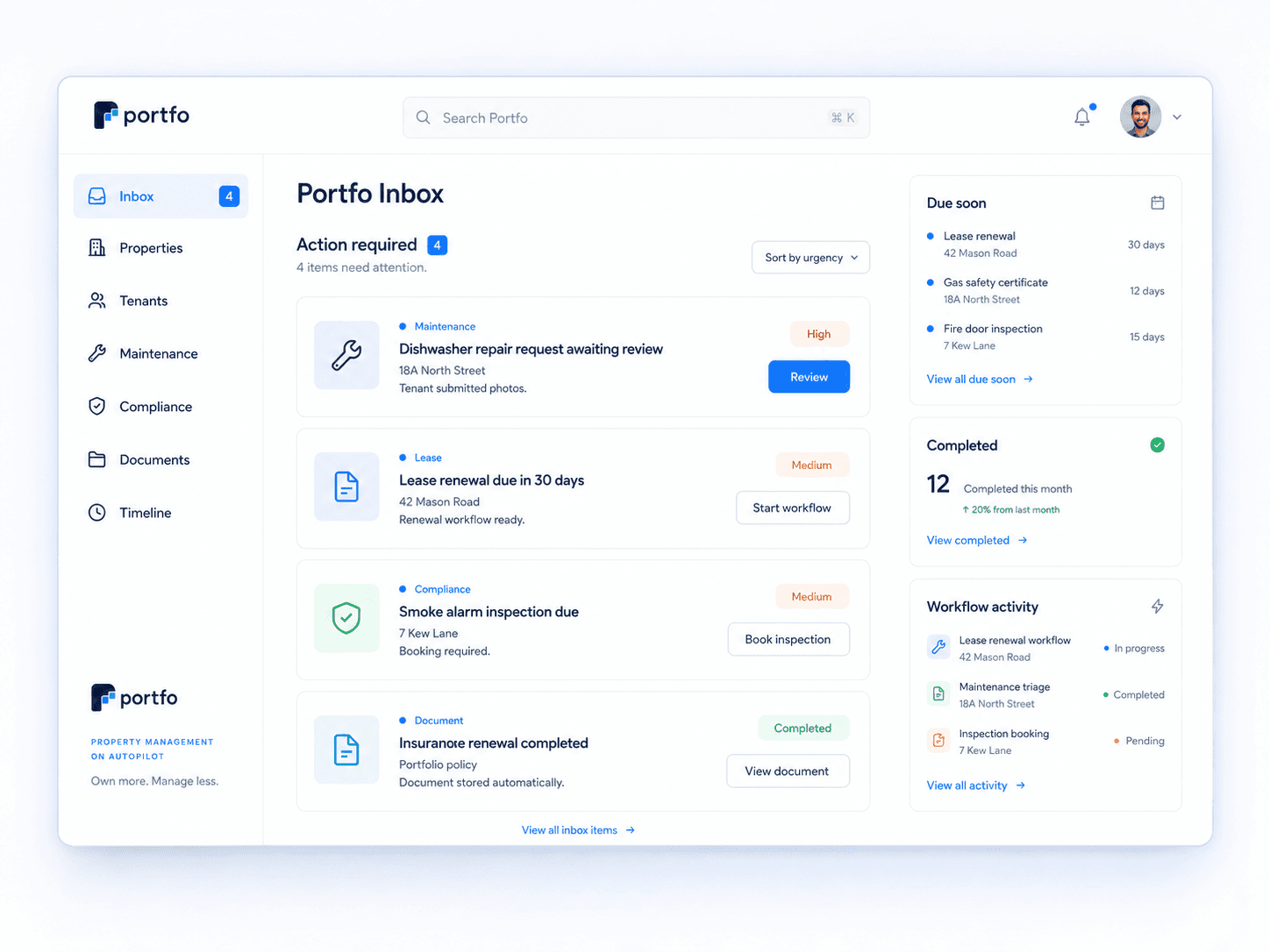 Dashboard UI