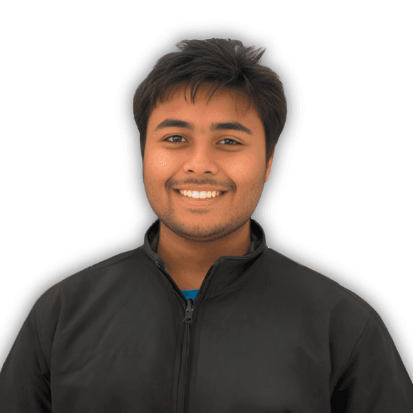 Portrait of portfolio creator – front view