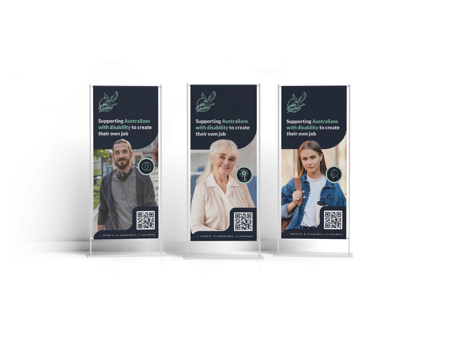 Enabled VIP pull up banner design by DesignGuru