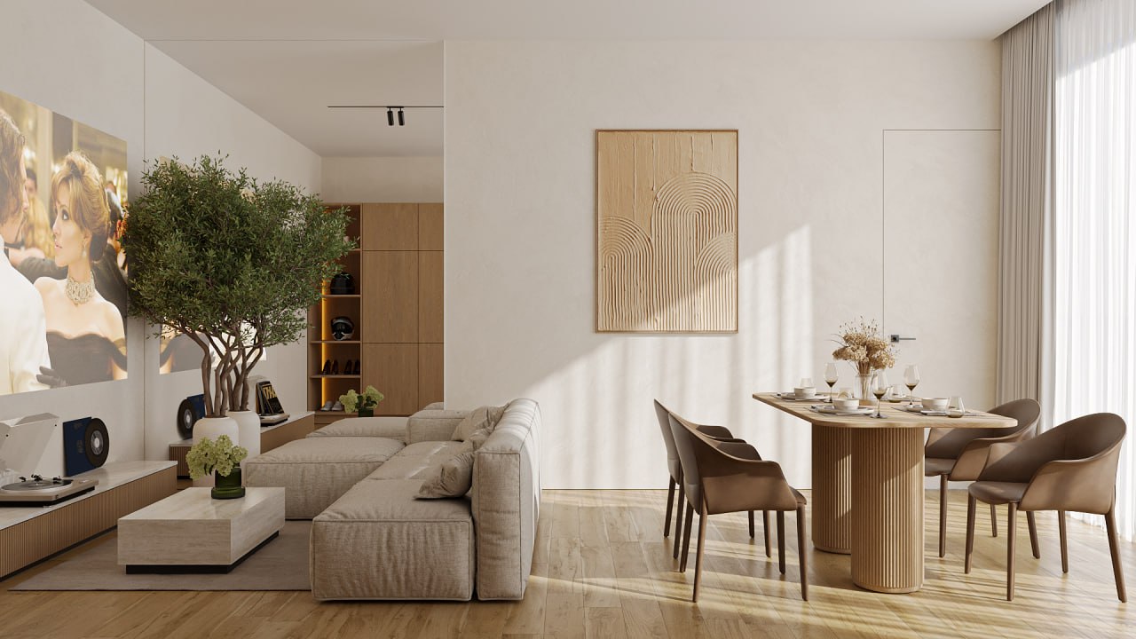 2-bedroom apartment in White Palm complex, Batu Bolong, Canggu