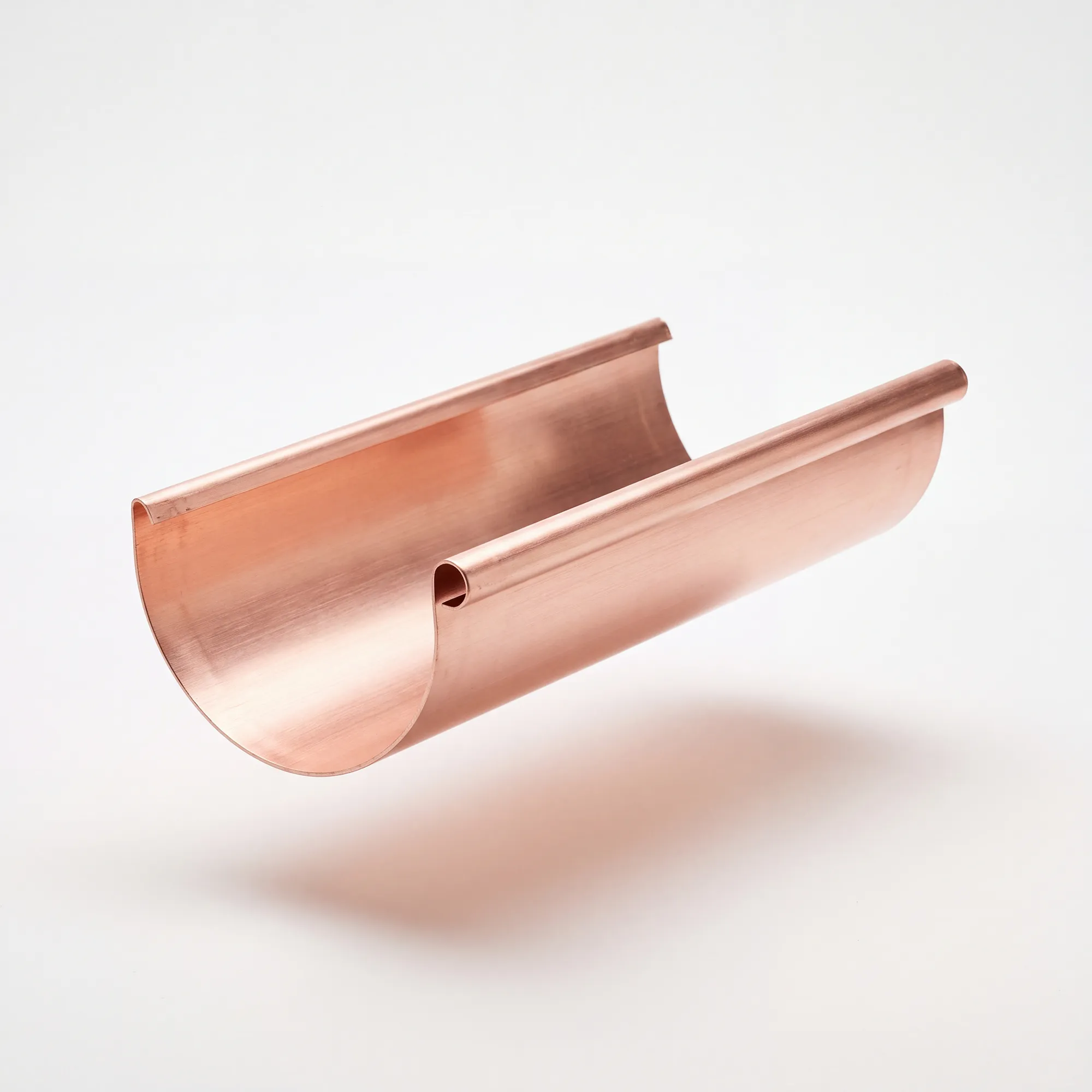 Half-Round European Profile Copper Gutter
