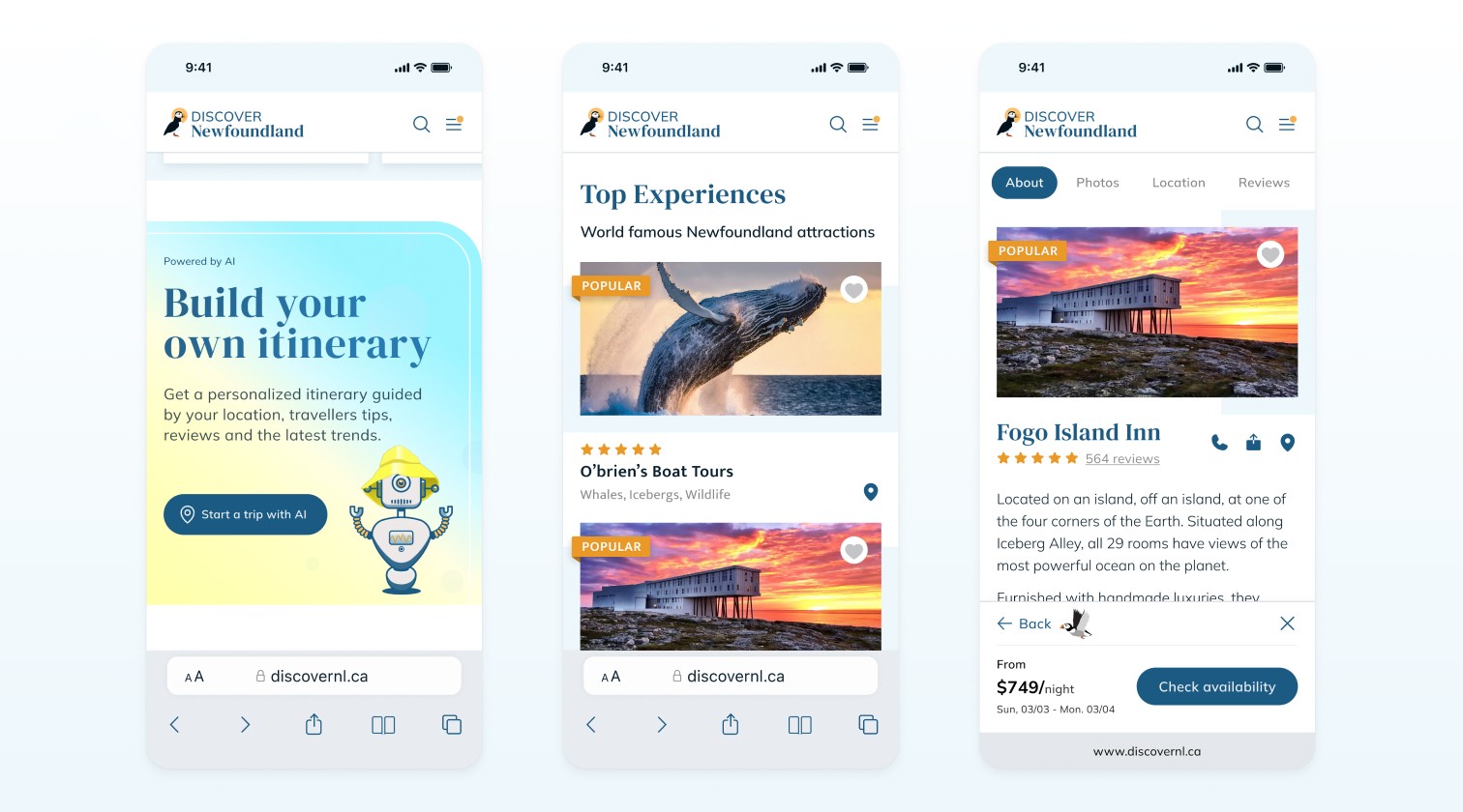 Travel and tourism app from Ben Lannon Samson