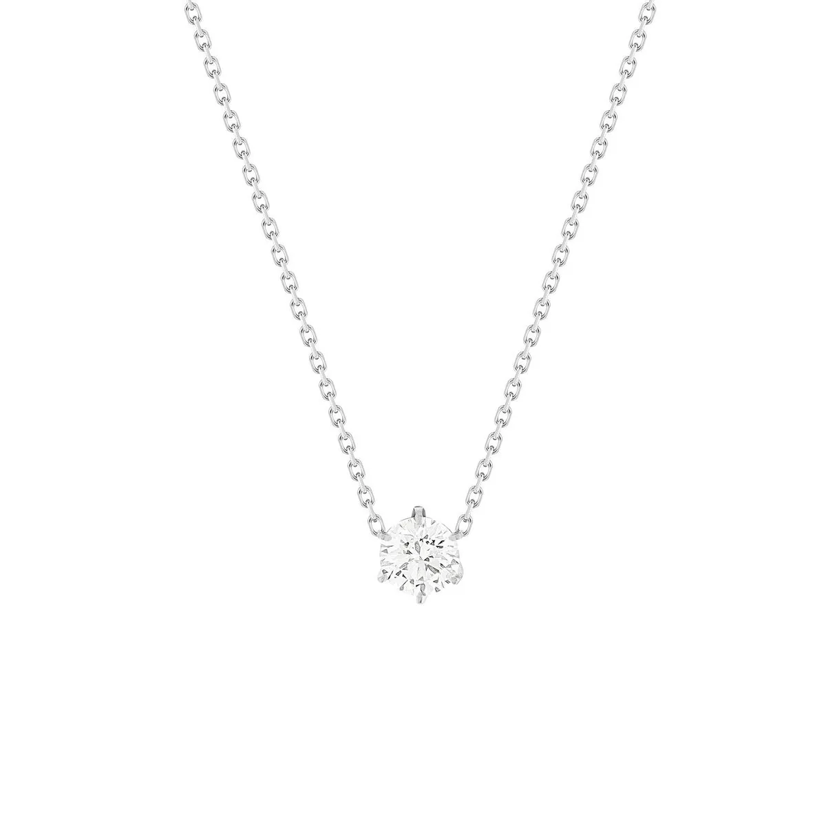 Collier en or blanc 750