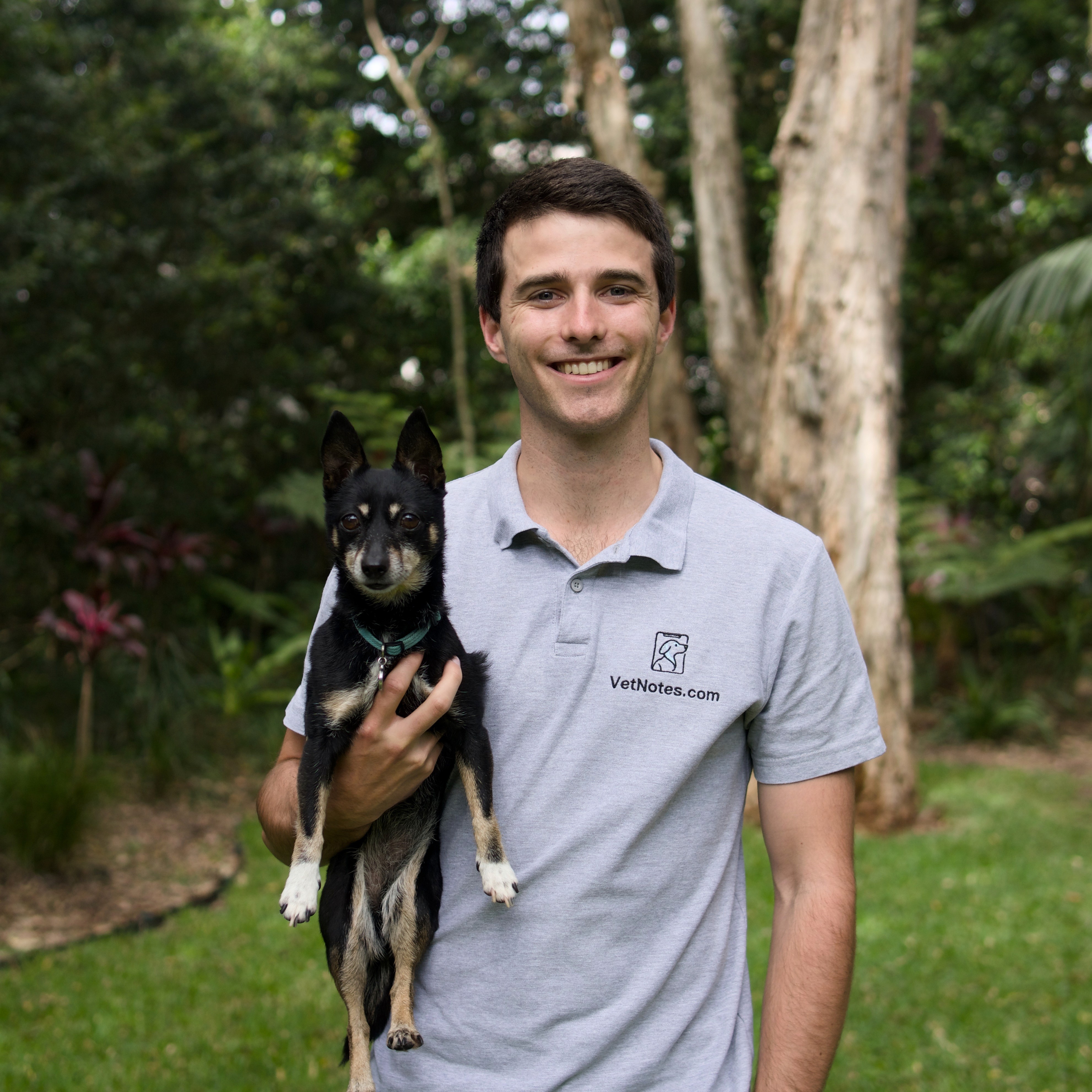A woman is working on a laptop