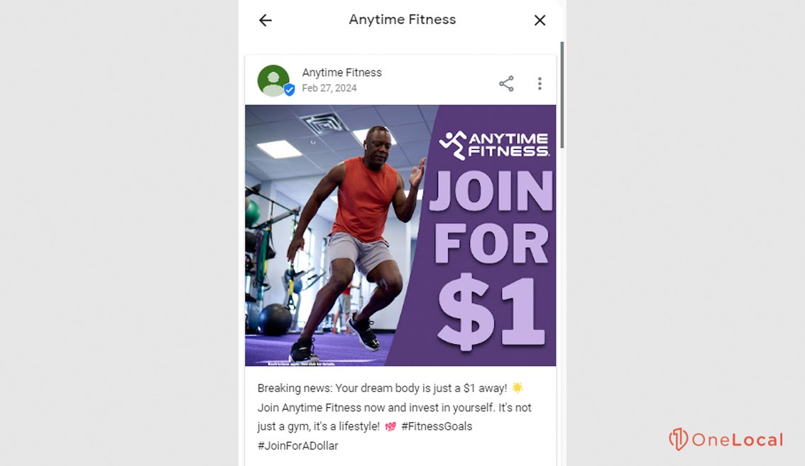 An Effective Google Post