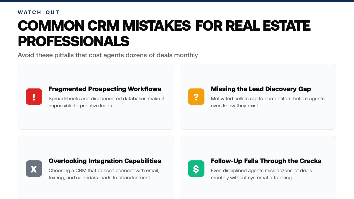 7 Top CRM Tools for Real Estate Agents Wholesalers Compared — warning-callouts