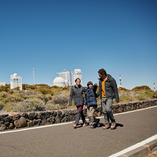 Visita familiar al Observatorio del Teide