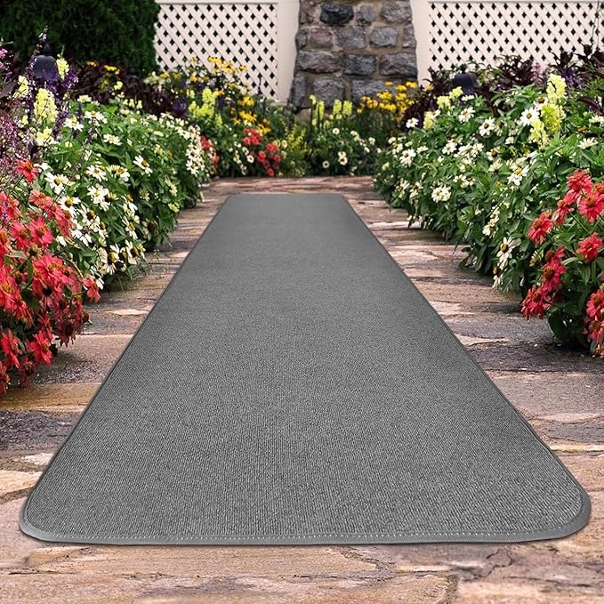 Elegant outdoor runner rug 20 feet with modern appeal and high-quality craftsmanship.